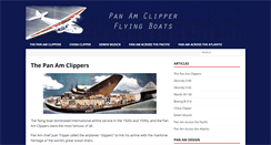 Desktop Screenshot of clipperflyingboats.com