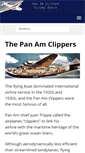 Mobile Screenshot of clipperflyingboats.com